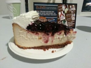 blackberry cheese cake at Capital City Bakery in Austin