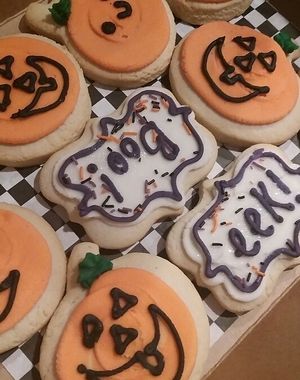halloween cookies at Capital City Bakery in Austin