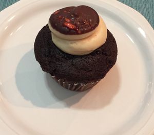 Chocolate Peanut Butter Cupcake  at Capital City Bakery in Austin