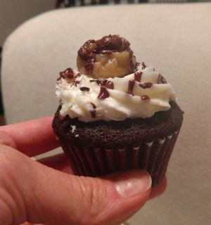 Cookie Dough Cupcake at Capital City Bakery in Austin