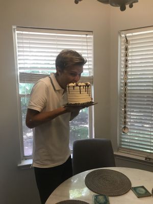 Chocolate chip cookie dough at Capital City Bakery in Austin