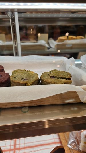 Matcha scone at Chat - Mitsukoshi in Sapporo