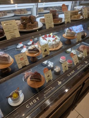 cakes at Chat - Mitsukoshi in Sapporo
