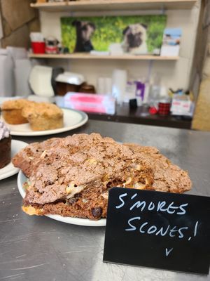 S'more scones! Vegan! at The Hungry Pug Cafe in Kenora