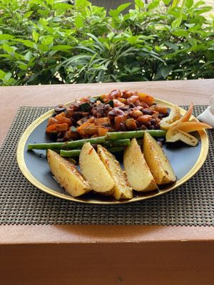 Vegan B option  at Sunmai Restaurant in El Nido