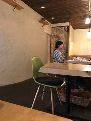 Inside at Morpho Cafe in Kyoto