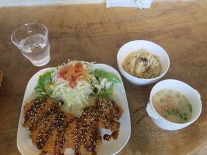 Set lunch at Morpho Cafe in Kyoto