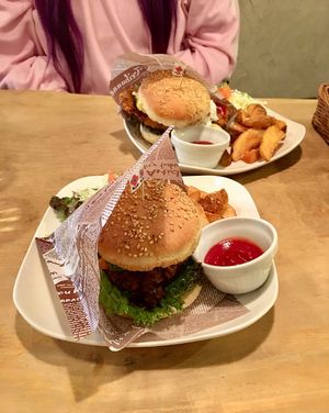 Burgers  at Morpho Cafe in Kyoto