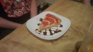 Grapefruit tarte! Special offer! at Morpho Cafe in Kyoto