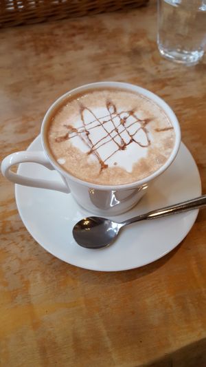 hot cocoa at Morpho Cafe in Kyoto
