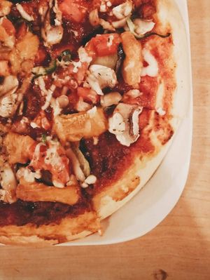 Pizza at Morpho Cafe in Kyoto