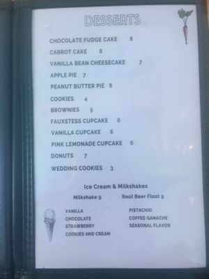 Their dessert case looked delicious. Also their milkshakes seem to be popular. at Real Food Daily - Pasadena in Pasadena