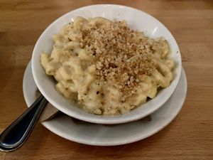 Baked macaroni and cheese  #Veganuary at Real Food Daily - Pasadena in Pasadena