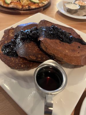 YO this French toast might need powdered sugar but is the best vegan FT I’ve had so far    at Real Food Daily - Pasadena in Pasadena