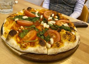 Margherita Pizza   at Real Food Daily - Pasadena in Pasadena