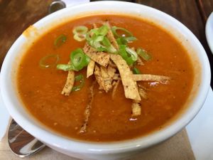 tortilla soup at Real Food Daily - Pasadena in Pasadena