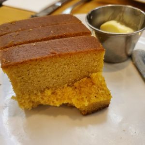 Cornbread (forgot to take a pic before devouring 😂) at Real Food Daily - Pasadena in Pasadena