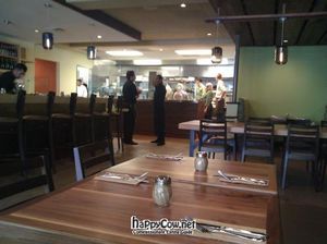 Interior pre-opening day at Real Food Daily - Pasadena in Pasadena