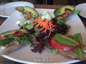 BLT tartine at Real Food Daily - Pasadena in Pasadena