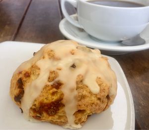 Orange gojiberry scone at Real Food Daily - Pasadena in Pasadena