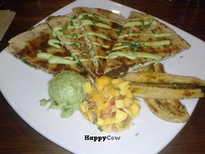 Caribbean quesadilla special at Real Food Daily - Pasadena in Pasadena