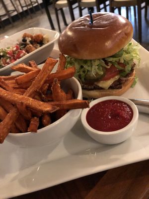 Burger  at Real Food Daily - Pasadena in Pasadena