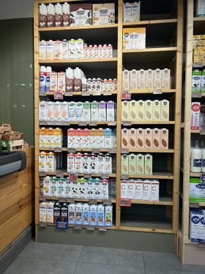 Plant based mills  at Ametller Origen in Barcelona