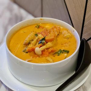 Vegan Acacia Red Curry  at Bangkok Jam - Great World City in Central Singapore