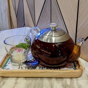 Hot Lychee Mint Fruit Tea at Bangkok Jam - Great World City in Central Singapore
