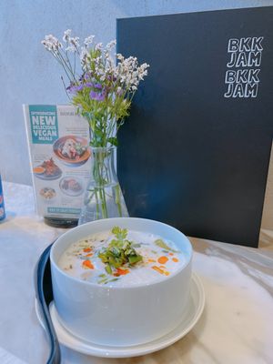 Tom kha- coconut taste strong  at Bangkok Jam - Great World City in Central Singapore