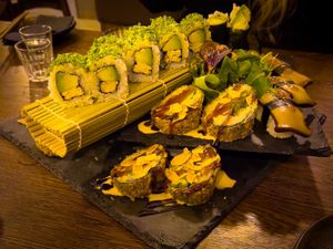 Amazing Vegan sushi selection  at Iro Izakaya Vegan in Berlin