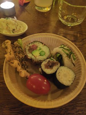Vegan maki rolls at Iro Izakaya Vegan in Berlin