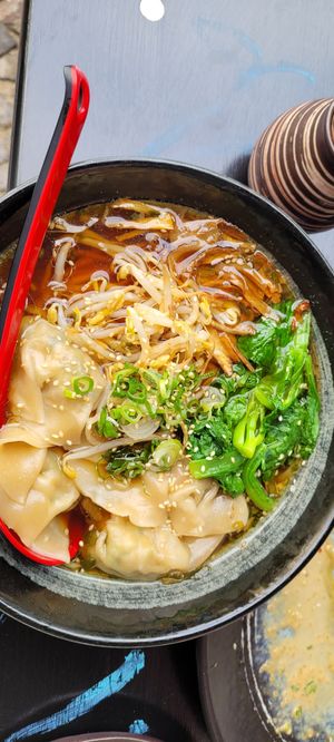 Wantan Ramen at Iro Izakaya Vegan in Berlin