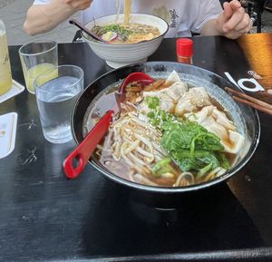 wantan ramen 🍜  at Iro Izakaya Vegan in Berlin
