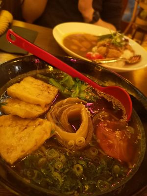 Tofu ramen at Iro Izakaya Vegan in Berlin