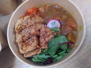 Japanese Curry with Tofu at Iro Izakaya Vegan in Berlin