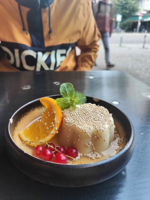 Pannacotta at Iro Izakaya Vegan in Berlin