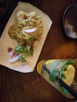 Avocado tempura at Iro Izakaya Vegan in Berlin