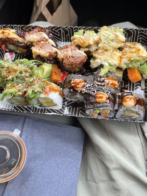 Sushi for 2 part 1 - each very different, with complex flavors 9.5/10  at Iro Izakaya Vegan in Berlin