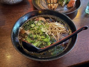 Wonton ramen  at Iro Izakaya Vegan in Berlin