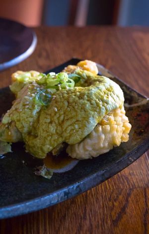 Avocado tempura at Iro Izakaya Vegan in Berlin