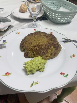 Tortilla de gofio   at TascAndrés in Tenerife