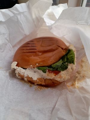 Breakfast brioche #Veganuary at WAVE in North London