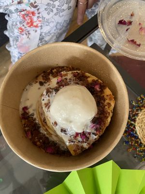 Bacon pancakes with La Vie lardons  at WAVE in North London