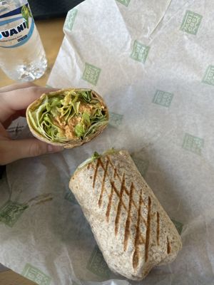 Houmous wrap  at Eeetwell Foodbar in St Julians