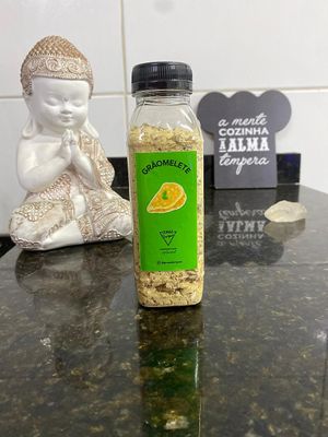 Novidade! Grãomelete >>  Mix de farinhas pronto para você apenas colocar água e fazer seu grãomelete com muita praticidade no seu dia a dia :) at Gunas Burguer in Sao Paulo