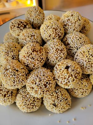 Only vegan option for sweets and baked goods at Good Karma  in San Salvador