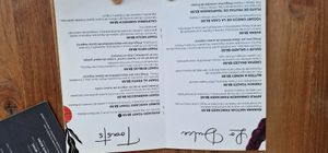 Menu2 at Good Karma  in San Salvador