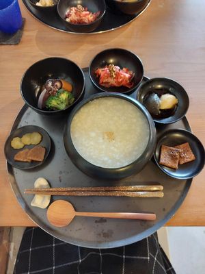 Set meal (1500¥) at Fune Ethical Lifestyle in Kyoto