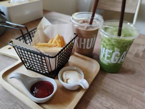 Very refreshing smoothies. at KHUN VEGAN in Khon Kaen